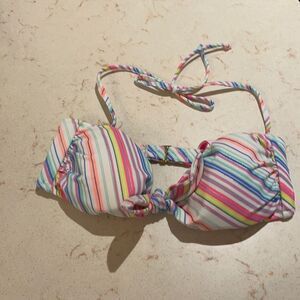Victoria’s Secret metallic striped halter top SZ Small